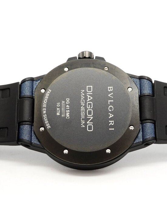 Bvlgari Diagono Magnesium Blue Dial Watch